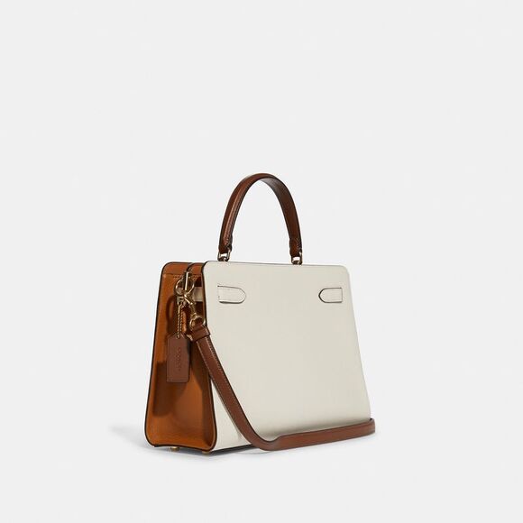 ALMOST PERFECT Coach Outlet Lane Carryall In Colorblock - Picture 2 of 6